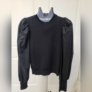 Zara combination knit top